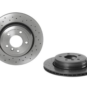 Brembo Brake Rotor, Xtra, Vented Cross Drilled, One Piece Design, Wheel Bolt Pattern 5 X 120 Millimeter – 0994251XC02