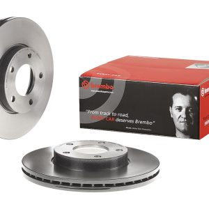 Brembo Brake Rotor, Vented, One Piece Design, Wheel Bolt Pattern 5 X 114.3 Millimeter – 09946421C02