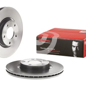 Brembo Brake Rotor, Vented, One Piece Design, Wheel Bolt Pattern 5 X 114.3 Millimeter – 09946821C02