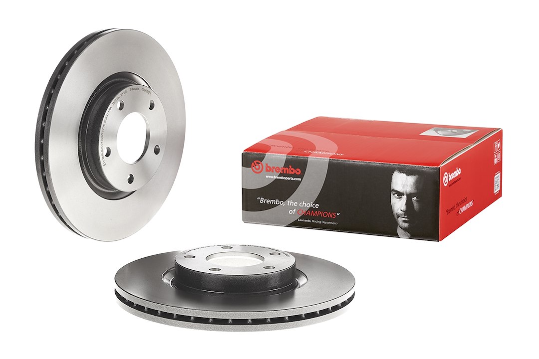 Brembo Brake Rotor, Vented, One Piece Design, Wheel Bolt Pattern 5 X 114.3 Millimeter – 09946821C02