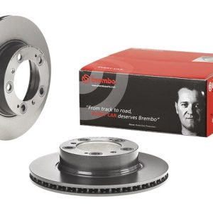 Brembo Brake Rotor, Vented, One Piece Design, Wheel Bolt Pattern 5 X 130 Millimeter – 09948211C02