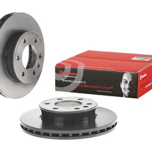 Brembo Brake Rotor, Vented, One Piece Design, Wheel Bolt Pattern 6 X 130 Millimeter – 09950811C02
