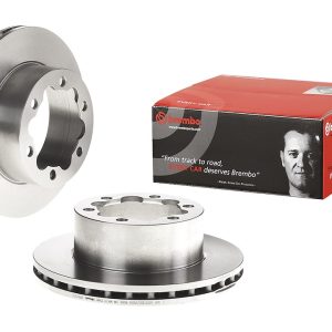 Brembo Brake Rotor, Vented, One Piece Design, Wheel Bolt Pattern 6 X 145 Millimeter – 09951014C02