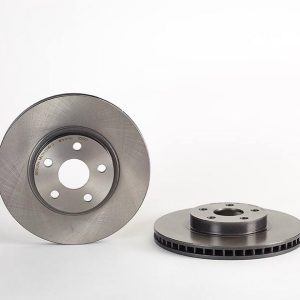 Brembo Brake Rotor, Vented Cross Drilled, One Piece Design, Wheel Bolt Pattern 5 X 100 Millimeter – 09955921C02
