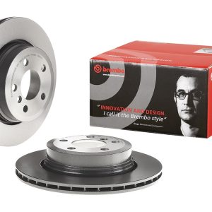 Brembo Brake Rotor, Vented, One Piece Design, Wheel Bolt Pattern 5 X 120 Millimeter – 09957311C02
