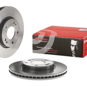 Brembo Brake Rotor, Vented, One Piece Design, Wheel Bolt Pattern 5 X 114.3 Millimeter – 09957411C02