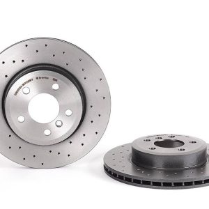 Brembo Brake Rotor, Xtra, Vented Cross Drilled, One Piece Design, Wheel Bolt Pattern 5 X 120 Millimeter – 0995811XC02