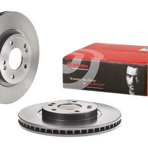 Brembo Brake Rotor, Vented, One Piece Design, Wheel Bolt Pattern 5 X 114.3 Millimeter – 09959811C02