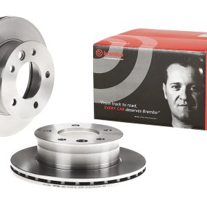 Brembo Brake Rotor, Vented, One Piece Design, Wheel Bolt Pattern 5 X 130 Millimeter – 09961824C02