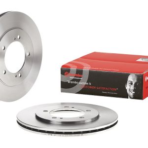 Brembo Brake Rotor, Vented, One Piece Design, Wheel Bolt Pattern 5 X 139.7 Millimeter – 09972714C02