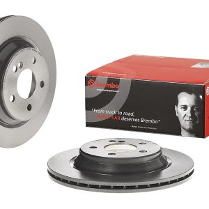 Brembo Brake Rotor, Vented, One Piece Design, Wheel Bolt Pattern 5 X 112 Millimeter – 09973811C02