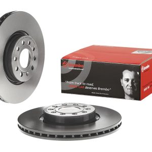 Brembo Brake Rotor, Vented, One Piece Design, Wheel Bolt Pattern 5 X 112 Millimeter – 09977211C02