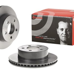 Brembo Brake Rotor, Vented, One Piece Design, Wheel Bolt Pattern 5 X 114.3 Millimeter – 09990511C02