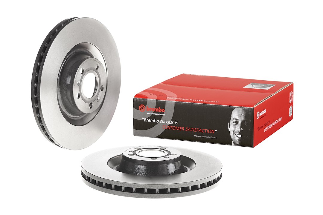 Brembo Brake Rotor, Vented, One Piece Design, Wheel Bolt Pattern 5 X 112 Millimeter – 09991511C02