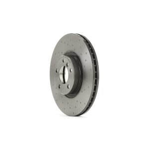 Brembo Brake Rotor, Xtra, Vented Cross Drilled, One Piece Design, Wheel Bolt Pattern 5 X 120 Millimeter – 0999221XC02