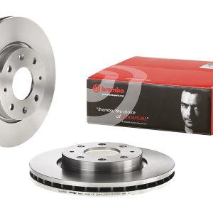 Brembo Brake Rotor, Vented, One Piece Design, Wheel Bolt Pattern 4 X 114.3 Millimeter – 09999710C02