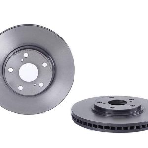 Brembo Brake Rotor, Vented, One Piece Design, Wheel Bolt Pattern 5 X 114.3 Millimeter – 09A11011C02