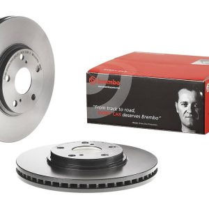 Brembo Brake Rotor, Vented, One Piece Design, Wheel Bolt Pattern 5 X 114.3 Millimeter – 09A11011C02