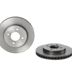 Brembo Brake Rotor, Vented, One Piece Design, Wheel Bolt Pattern 4 X 100 Millimeter – 09A11611C02