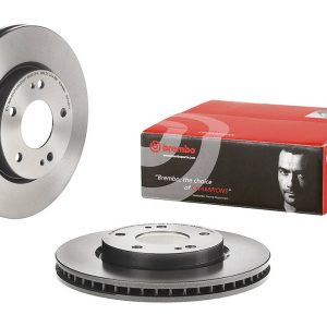 Brembo Brake Rotor, Vented, One Piece Design, Wheel Bolt Pattern 5 X 114.3 Millimeter – 09A14811C02