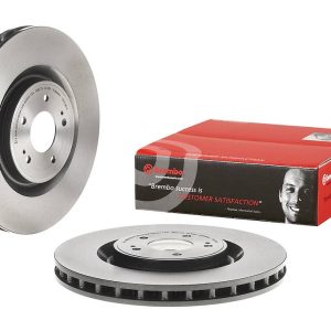 Brembo Brake Rotor, Vented, One Piece Design, Wheel Bolt Pattern 5 X 114.3 Millimeter – 09A19611C02