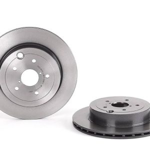 Brembo Brake Rotor, Vented, One Piece Design, Wheel Bolt Pattern 5 X 114.3 Millimeter – 09A19811C02