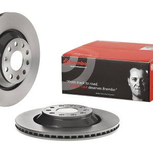 Brembo Brake Rotor, Vented, One Piece Design, Wheel Bolt Pattern 5 X 112 Millimeter – 09A20011C02