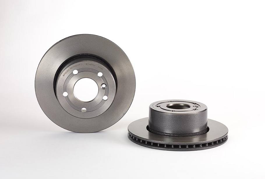 Brembo Brake Rotor, Vented, One Piece Design, Wheel Bolt Pattern 5 X 120 Millimeter – 09A22911C02