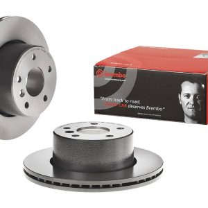 Brembo Brake Rotor, Vented, One Piece Design, Wheel Bolt Pattern 5 X 120 Millimeter – 09A22911C02