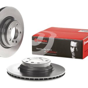 Brembo Brake Rotor, Vented, One Piece Design, Wheel Bolt Pattern 5 X 120 Millimeter – 09A25911C02
