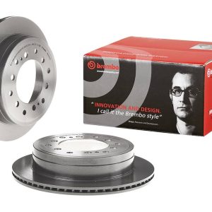 Brembo Brake Rotor, Vented, One Piece Design, Wheel Bolt Pattern 6 X 139.7 Millimeter – 09A33421C02