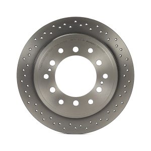 Brembo Brake Rotor, Xtra, Vented Cross Drilled, One Piece Design, Wheel Bolt Pattern 5 X 139.7 Millimeter – 09A3342XC02
