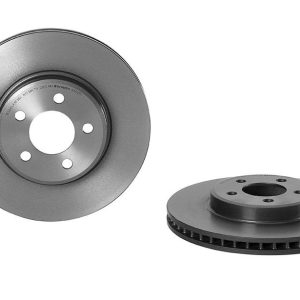 Brembo Brake Rotor, Vented, One Piece Design, Wheel Bolt Pattern 5 X 115 Millimeter – 09A40211C02
