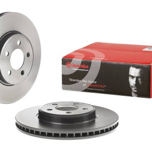 Brembo Brake Rotor, Vented, One Piece Design, Wheel Bolt Pattern 5 X 115 Millimeter – 09A40211C02