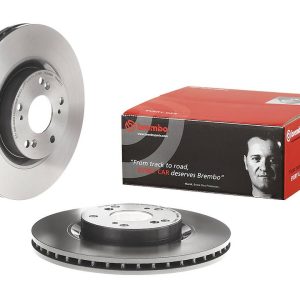 Brembo Brake Rotor, Vented, One Piece Design, Wheel Bolt Pattern 5 X 114.3 Millimeter – 09A40711C02