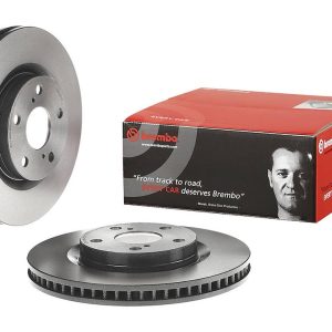 Brembo Brake Rotor, Vented, One Piece Design, Wheel Bolt Pattern 5 X 114.3 Millimeter – 09A41711C02