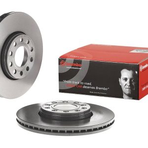 Brembo Brake Rotor, Vented, One Piece Design, Wheel Bolt Pattern 5 X 112 Millimeter – 09A42811C02