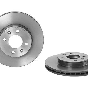 Brembo Brake Rotor, Vented, One Piece Design, Wheel Bolt Pattern 4 X 100 Millimeter – 09A44511C02