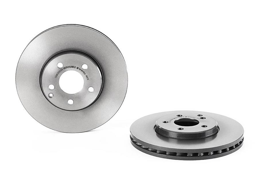 Brembo Brake Rotor, Vented, One Piece Design, Wheel Bolt Pattern 5 X 112 Millimeter – 09A44711C02