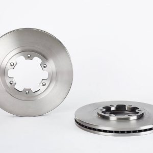 Brembo Brake Rotor, Vented, One Piece Design, Wheel Bolt Pattern 6 X 124 Millimeter – 09A45210C02