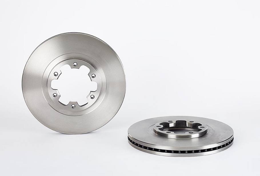 Brembo Brake Rotor, Vented, One Piece Design, Wheel Bolt Pattern 6 X 124 Millimeter – 09A45210C02