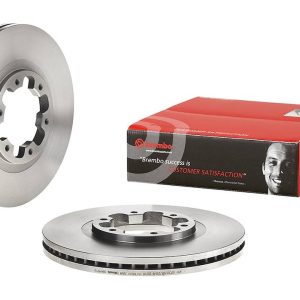 Brembo Brake Rotor, Vented, One Piece Design, Wheel Bolt Pattern 6 X 124 Millimeter – 09A45210C02