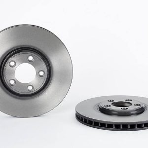 Brembo Brake Rotor, Vented, One Piece Design, Wheel Bolt Pattern 5 X 107.95 Millimeter – 09A52811C02