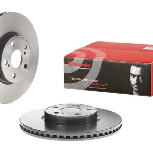 Brembo Brake Rotor, Vented, One Piece Design, Wheel Bolt Pattern 5 X 100 Millimeter – 09A53521C02