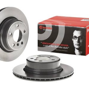 Brembo Brake Rotor, Vented, One Piece Design, Wheel Bolt Pattern 5 X 120 Millimeter – 09A54111C02