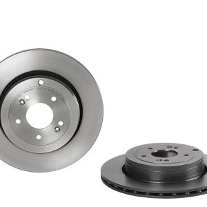 Brembo Brake Rotor, Vented, One Piece Design, Wheel Bolt Pattern 5 X 114.3 Millimeter – 09A55511C02