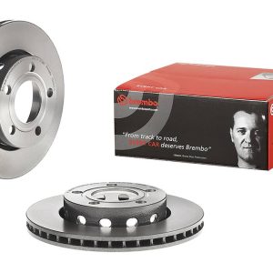 Brembo Brake Rotor, Vented, One Piece Design, Wheel Bolt Pattern 5 X 112 Millimeter – 09A59711C02