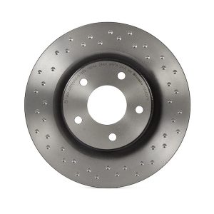 Brembo Brake Rotor, Xtra, Vented Cross Drilled, One Piece Design, Wheel Bolt Pattern 5 X 114.3 Millimeter – 09A6371XC02
