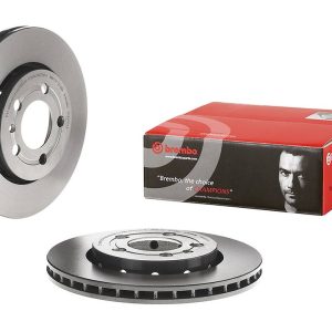 Brembo Brake Rotor, Vented, One Piece Design, Wheel Bolt Pattern 5 X 100 Millimeter – 09A65211C02