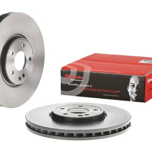 Brembo Brake Rotor, Vented, One Piece Design, Wheel Bolt Pattern 5 X 112 Millimeter – 09A72611C02